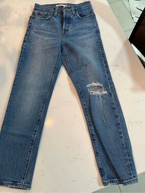 Levi's Blue Wedgie Straight Jeans